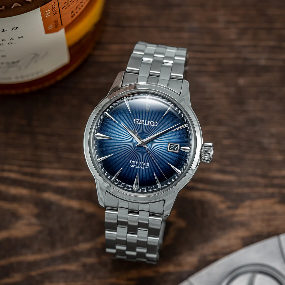 seiko presage cocktail time reloj automatico elegante